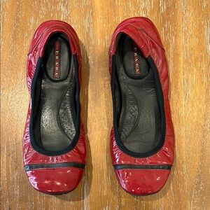 Prada Women's Red Ballet Flats